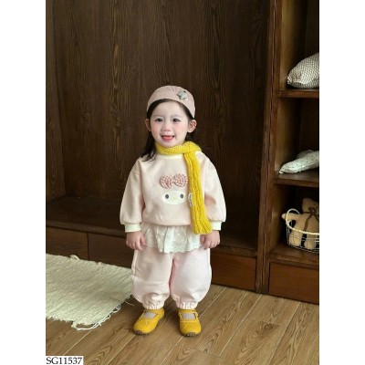 SG11537 BỘ ĐỒ PHỐI REN TONE HỒNG BG