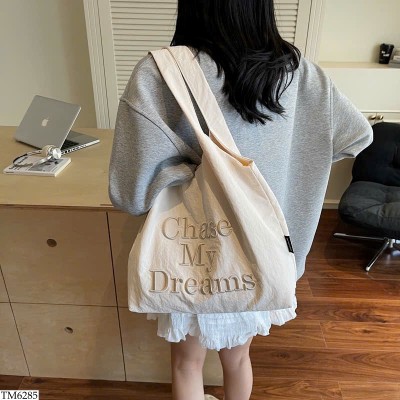 TM6285 TÚI TOTE VẢI CHỮ