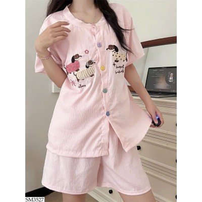 SM3527 PIJAMA HÌNH CÚN CHO NỮ