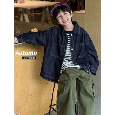AT8687 ÁO JEAN DENIM BT