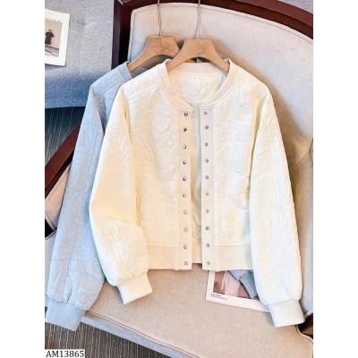 AM13865 ÁO KHOÁC BOMBER HOA NỔI CAO CẤP