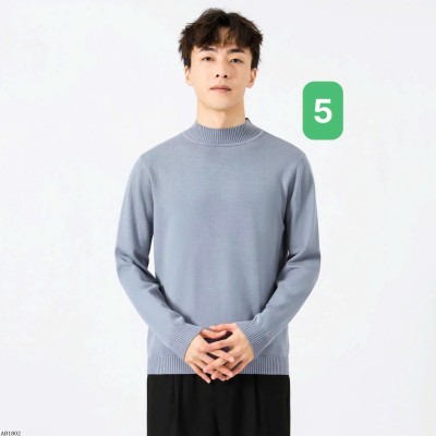AB1802 ÁO LEN CỔ 3P TRƠN MÀU
