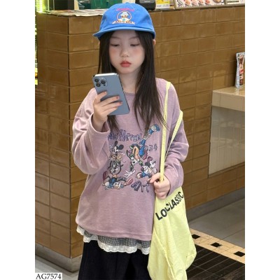 AG7574 ÁO THU ĐÔNG CHO BÉ GÁI