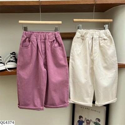 QG4374 QUẦN THÔ DÀI BG