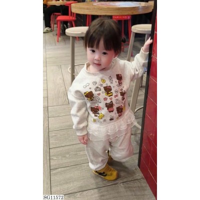 SG11572  SET NỈ HỌA TIẾT HELLO KITTY CHO BÉ