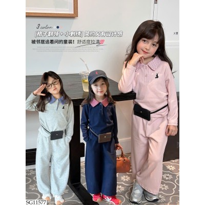SG11577 BỘ BÉ GÁI PHỐI CỔ KẺ