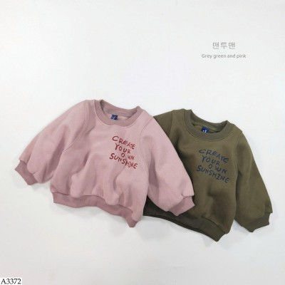 A3372 ÁO NỈ CHỮ CHO BÉ