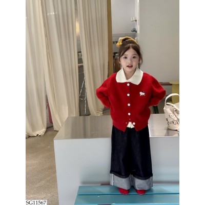 SG11567 SET ÁO CARDIGAN MIX QUẦN JEAN BG