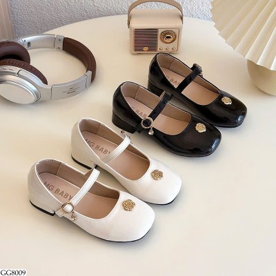 GG8009 GIÀY BÚP BÊ HOA TRÀ BG