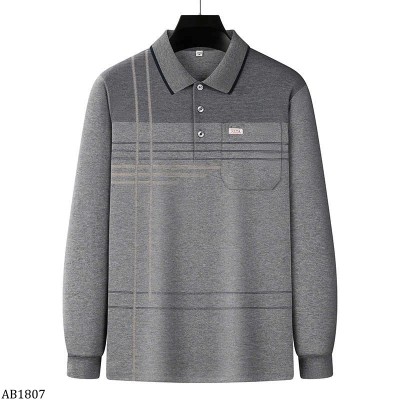 AB1807 ÁO POLO DÀI TAY TRUNG NIÊN