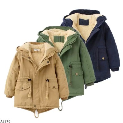 A3370 ÁO PARKA LÓT LÔNG CHO BÉ