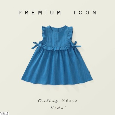 V8413 VÁY SÁT NÁCH PREMIUM ICON CHO BÉ GÁI