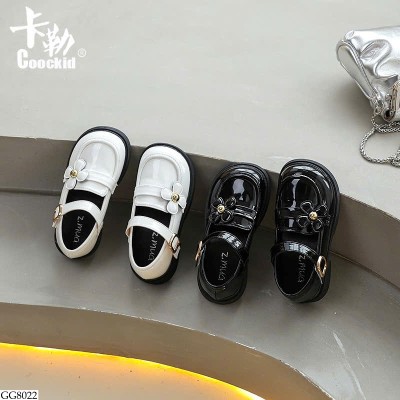 GG8022 GIÀY MOCA BÓNG GẮN HOA 