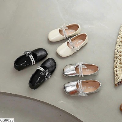 GG8023 GIÀY BÚP BÊ GẮN BƯỚM