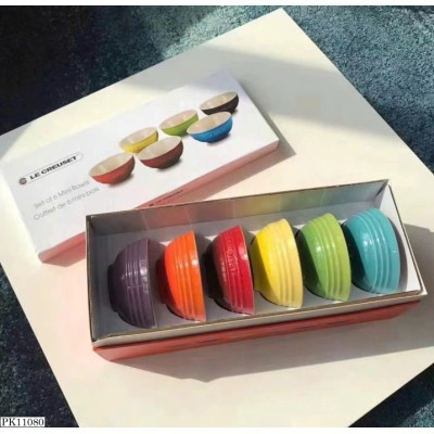 PK11080  SET 6 BÁT MIX MÀU SET RICE BOWL