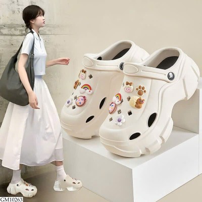 GM10263 SỤC CROCS ĐẾ CAO ZHR NỮ