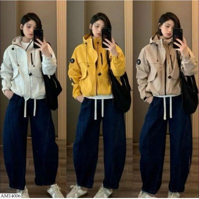 AM14006 ÁO KHOÁC GIÓ IN BLUE NAM NỮ