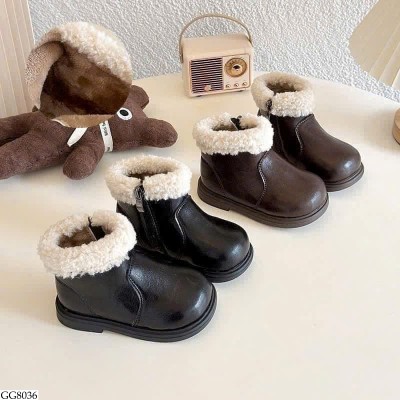 GG8036 BOOT CỔ THẤP LÓT LÔNG BG