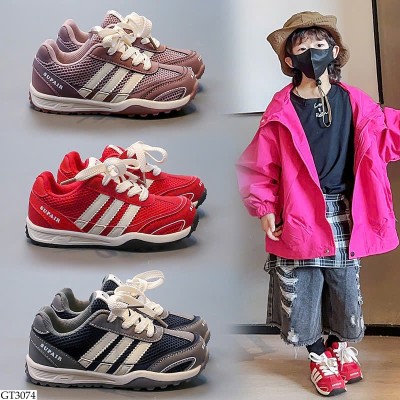 GT3074 GIÀY THỂ THAO 3 SỌC CHO BÉ