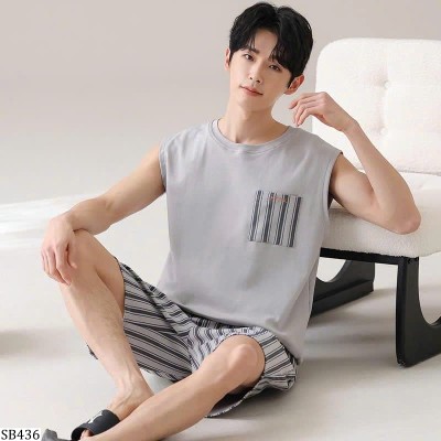 SB436  SET ĐỒ NAM SÁT NÁCH SIÊU MÁT