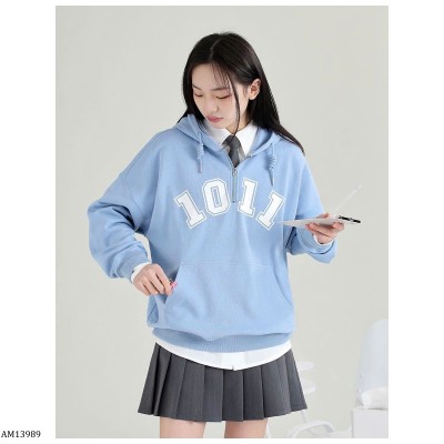 AM13989 ÁO HOODIE ZIP NỮ