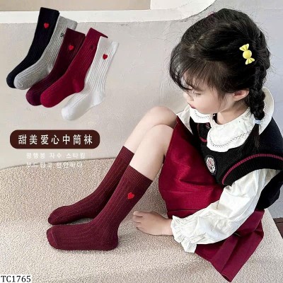 TC1765  SET 5 ĐÔI TẤT BÉ GÁI CỔ CAO