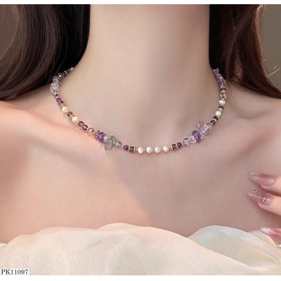 PK11097  DÂY CHUYỀN PHALE TÍM GOLIC