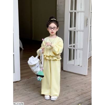 SG11656 SET NỈ BÉ GÁI PHONG CÁCH HÀN QUỐC
