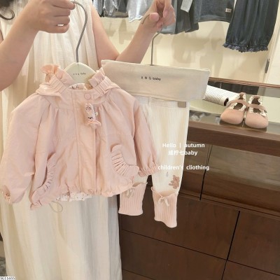 SG11655 SET ÁO KHOÁC HỒNG MIX QUẦN LEGGING