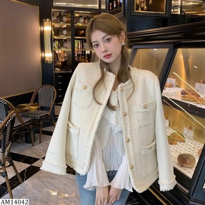 AM14042  ÁO KHOÁC DẠ TWEED