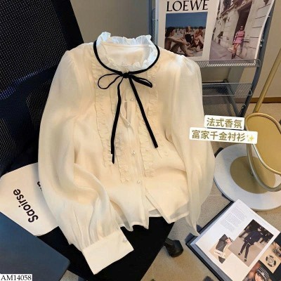 AM14058 ÁO SƠ MI VOAN TIỂU THƯ
