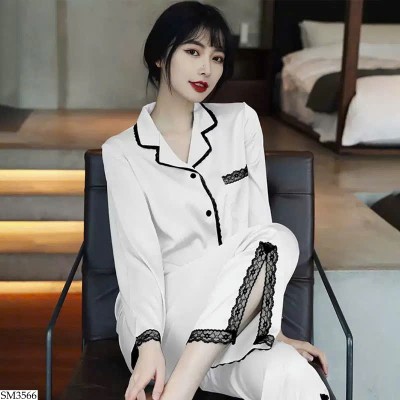 SM3566 BỘ PIJAMA VIỀN REN CHO NỮ