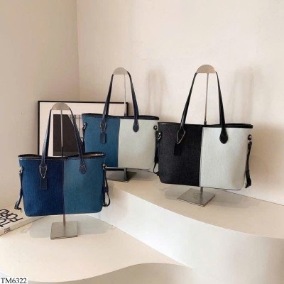 TM6322 TÚI TOTE PHỐI MÀU CHO NỮ