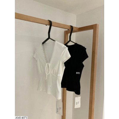 AM14071 ÁO VIỀN CỔ V HÃNG W.G.W.E