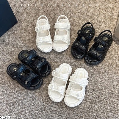 GG8045 DÉP LÊ, DÉP SANDAL QUAI NGANG BG