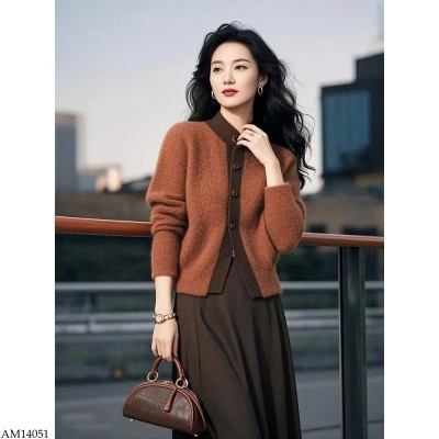 AM14051 ÁO LEN CARDIGAN NỮ