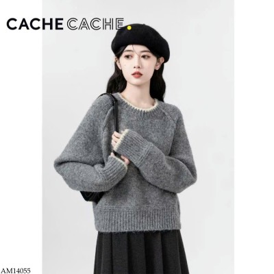 AM14055 ÁO LEN DÀI TAY CACHE