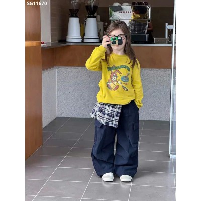 SG11670 ÁO THU ĐÔNG DÀI TAY VÀ QUẦN SUÔNG TÚI HỘP BG AMBB