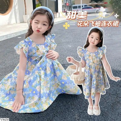 V8430 VÁY HOA CÁNH TIÊN CHO BÉ GÁI