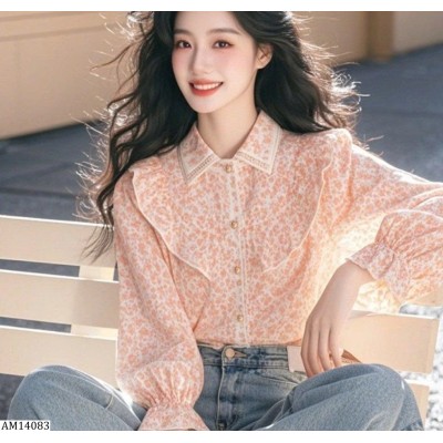 AM14083 ÁO SƠ MI BÈO NGỰC
