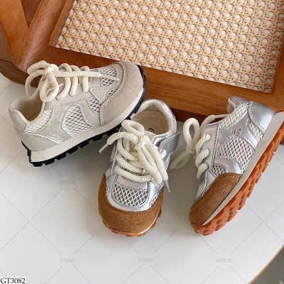 GT3082 GIÀY LƯỚI THỂ THAO PHỐI DA LỘN