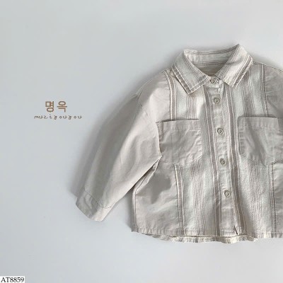 AT8859 ÁO SƠ MI DÀI TAY CHO BÉ TRAI