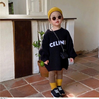 AG7677  ÁO LEN FORM RỘNG CHO BÉ