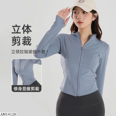 AM14120 ÁO KHOÁC TẬP DÁNG ÔM