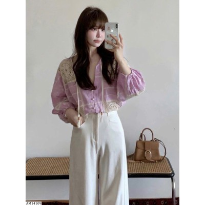 AM14109 ÁO BABYDOLL THỔ CẨM KASLEAD