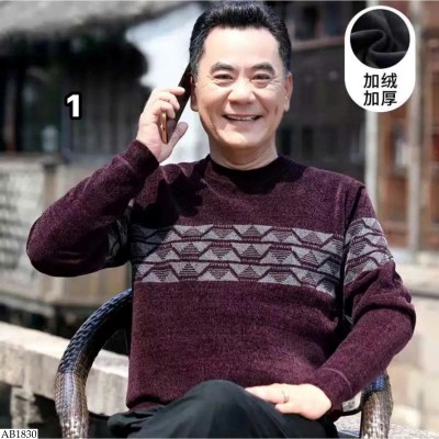 AB1830 ÁO LEN TRUNG NIÊN LÓT NHUNG