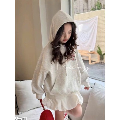 AG7686 ÁO HOODIE MÈO KITTY BG