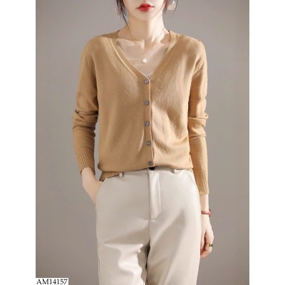 AM14157 ÁO CARDIGAN CỔ V NỮ