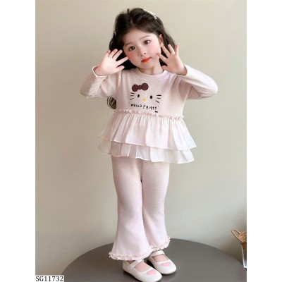 SG11732 SET HELLO KITTY MIX QUẦN ỐNG LOE