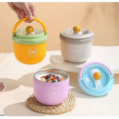 BN879 CỐC GIỮ NHIỆT KÈM NĨA